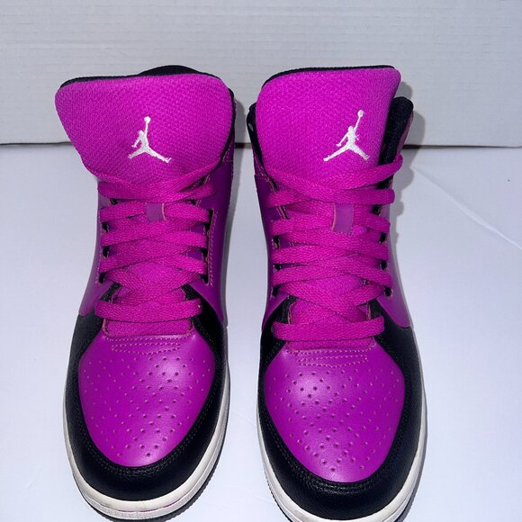Nike Other - Nike Jordan Flight Origin 2 GS 6Y Purple Black 1X Wear Retro Sneakers